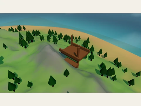 North Lookout in the Island V2 landscape.