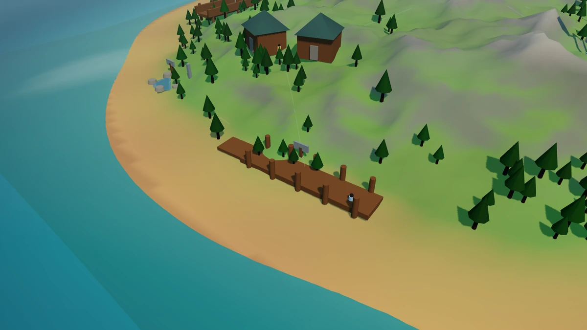 South Dock in the Island V2 landscape.