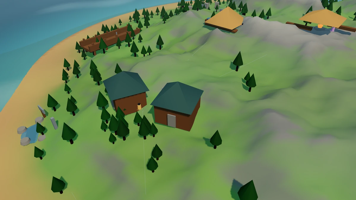 Tool Hut in the Island V2 landscape.