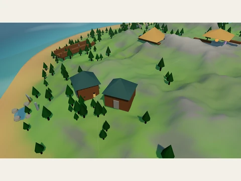 Tool Hut in the Island V2 landscape.