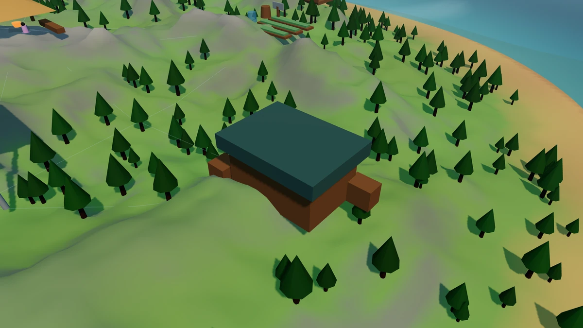 East Storage Shed in the Island V2 landscape.