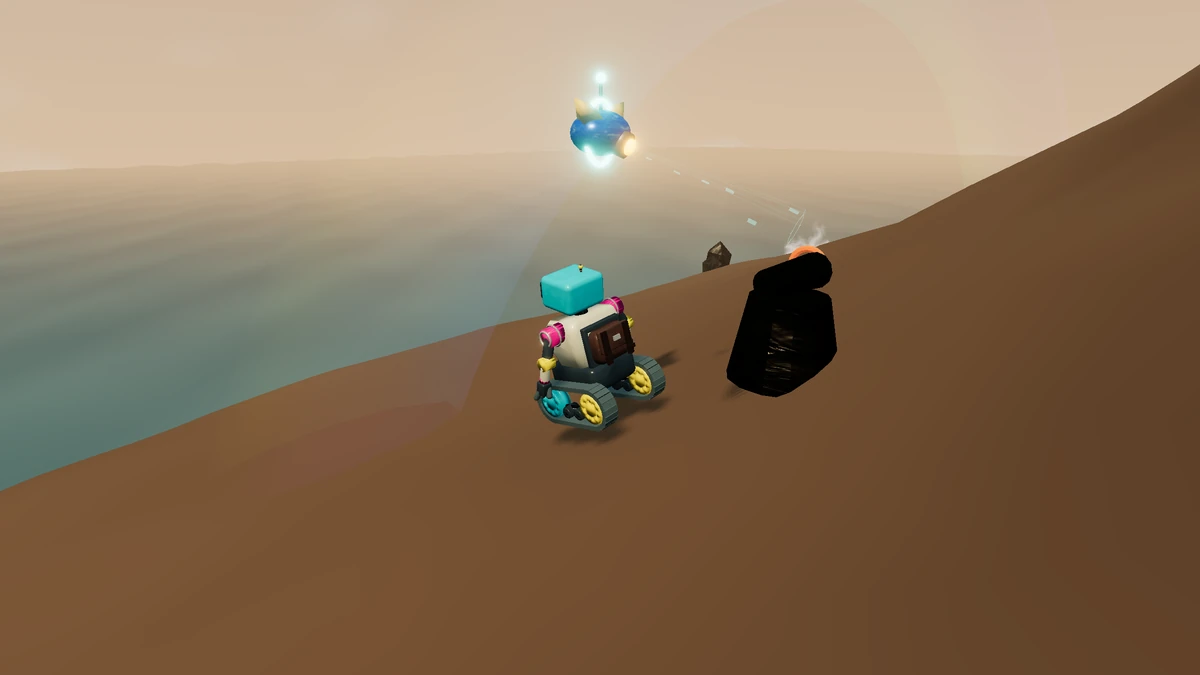 The Caldera Lookout field marker in IslandLab V4.1.