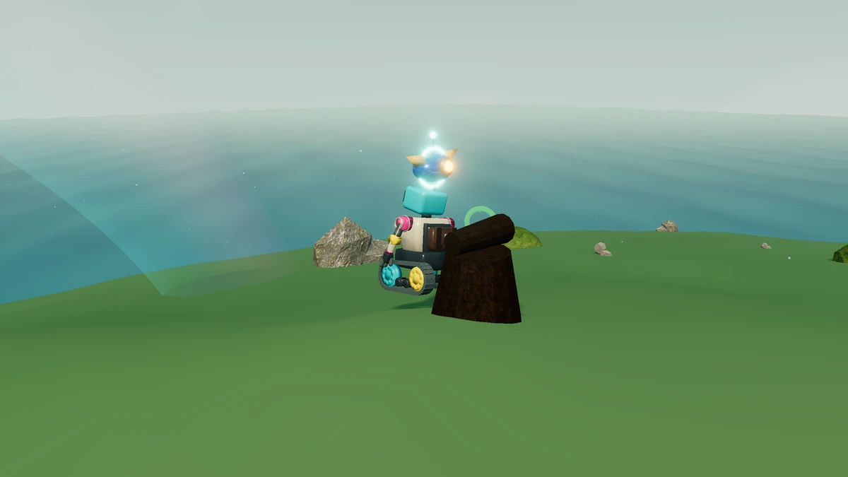 The Canopy Lookout field marker in IslandLab V4.1.