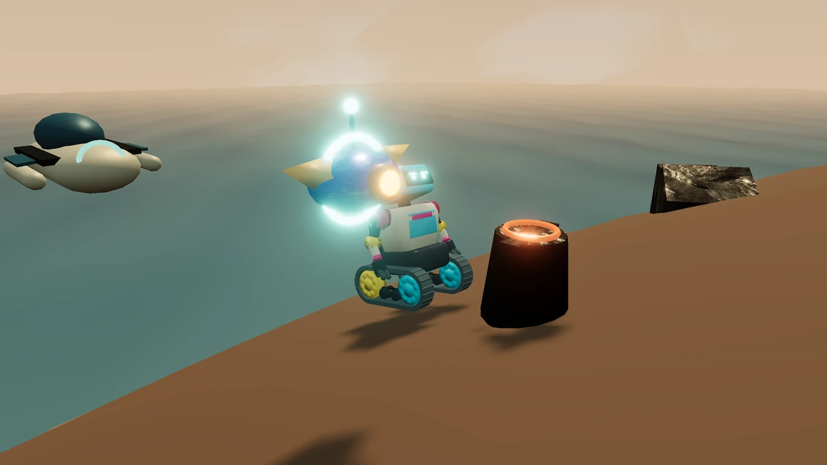 The Cinder Dock field marker in IslandLab V4.1.