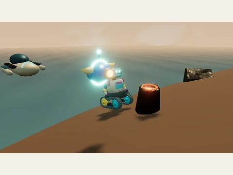 The Cinder Dock field marker in IslandLab V4.1.