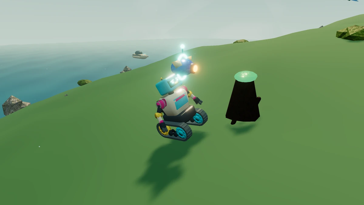 The Fallen Nursery field marker in IslandLab V4.1.
