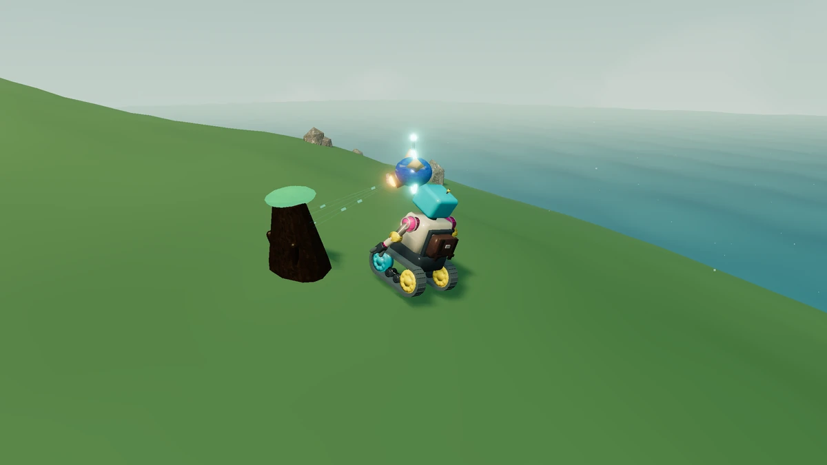 The Fallen Nursery field marker in IslandLab V4.1.