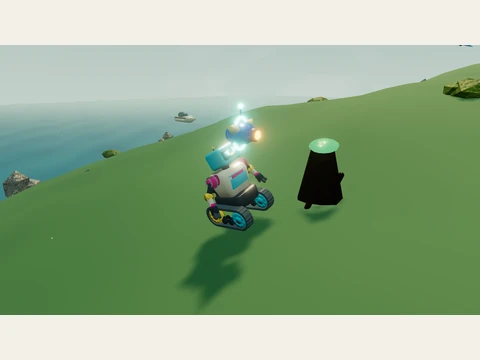 The Fallen Nursery field marker in IslandLab V4.1.
