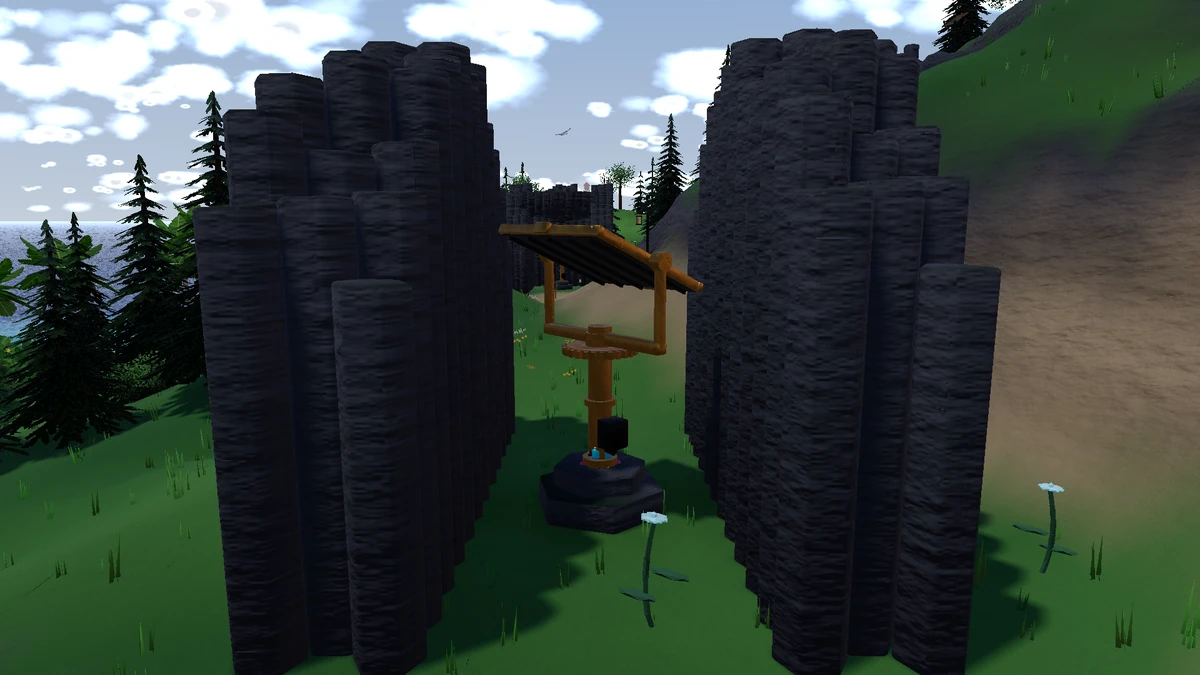 Fin Slit in the Lumen Reach game scene.