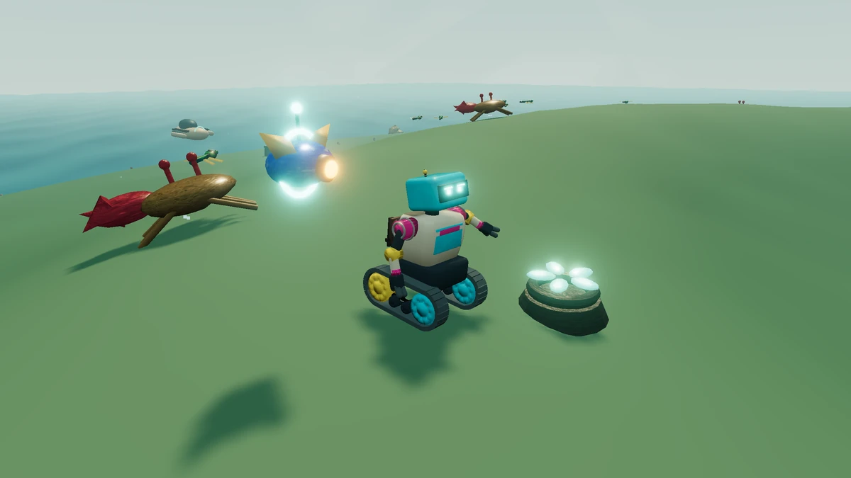 The Glass-Shell Bed field marker in IslandLab V4.1.