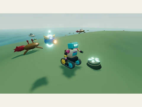 The Glass-Shell Bed field marker in IslandLab V4.1.