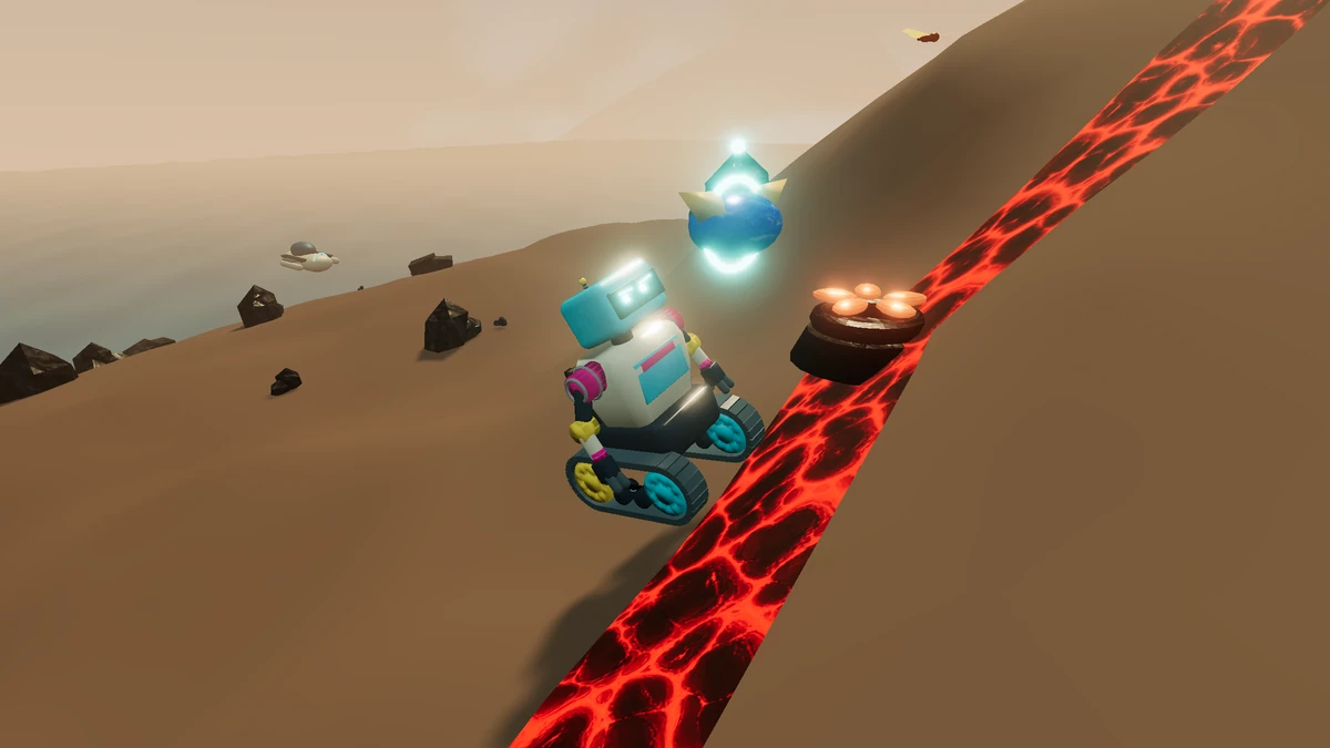 The Heat-Bloom Basin field marker in IslandLab V4.1.