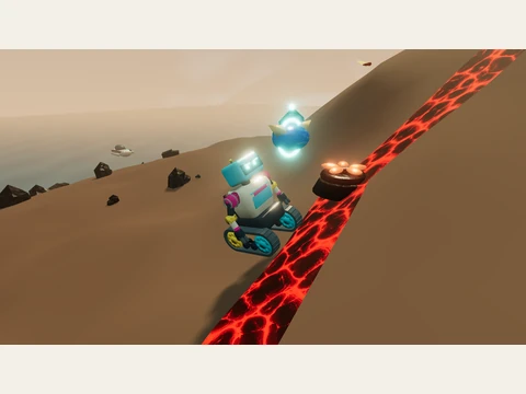 The Heat-Bloom Basin field marker in IslandLab V4.1.