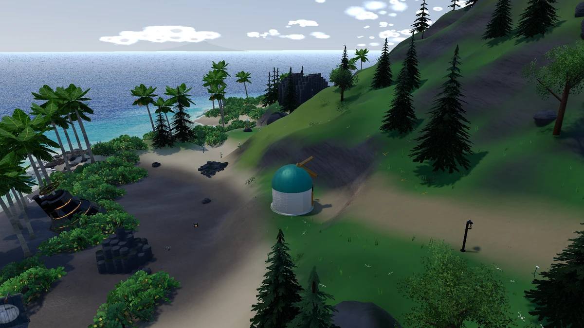 Keeper's Observatory in the Lumen Reach game scene.