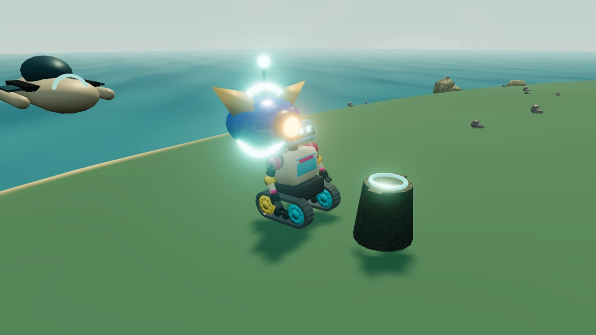 The Lagoon Dock field marker in IslandLab V4.1.