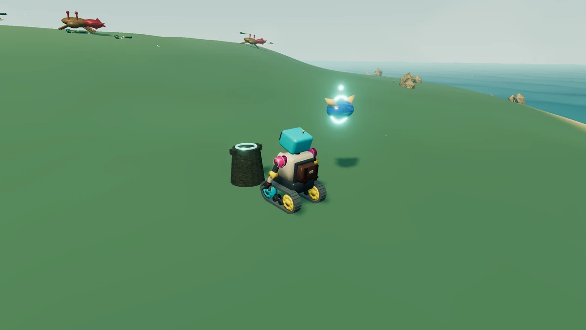 The Lagoon Dock field marker in IslandLab V4.1.