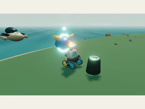 The Lagoon Dock field marker in IslandLab V4.1.