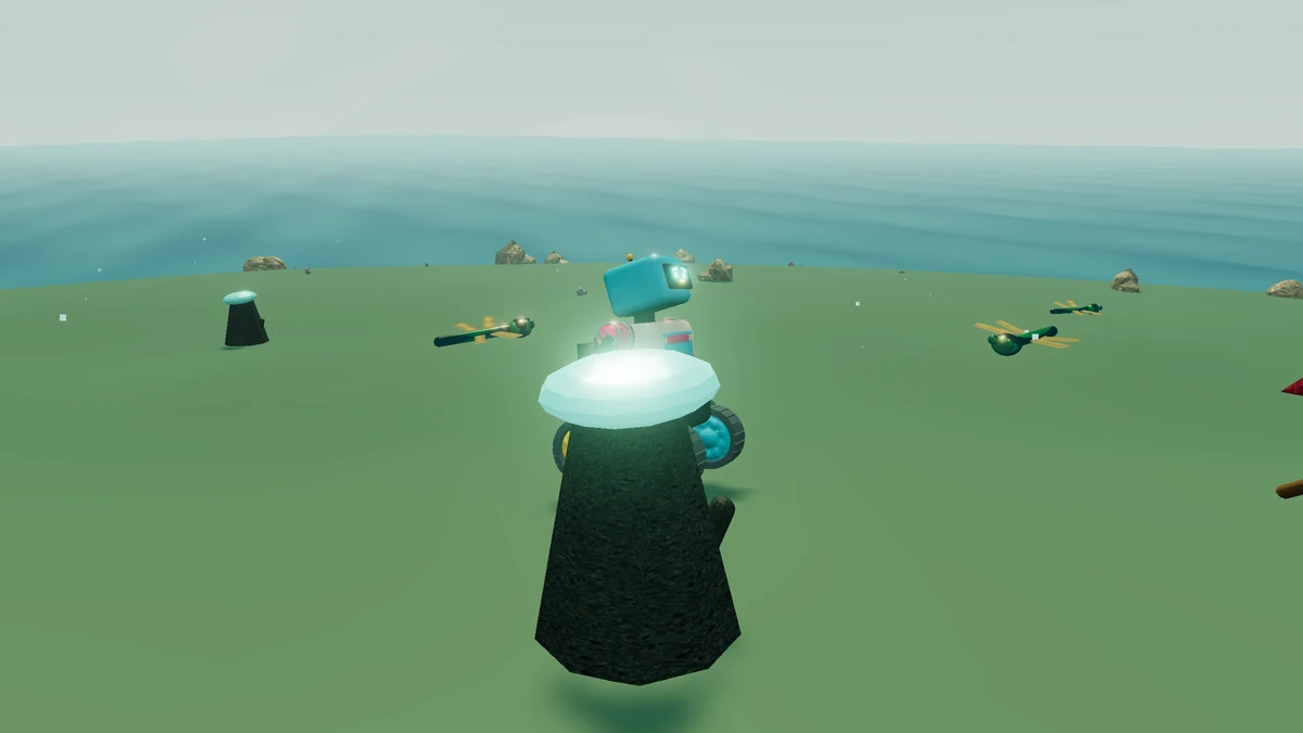 The Mangrove Gate field marker in IslandLab V4.1.