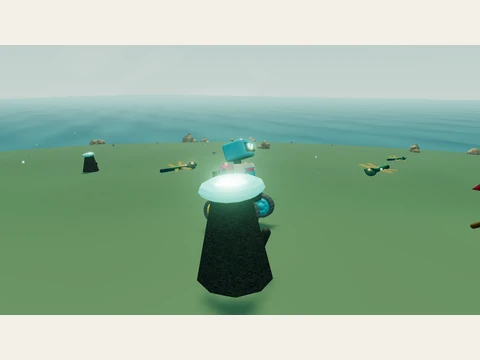 The Mangrove Gate field marker in IslandLab V4.1.