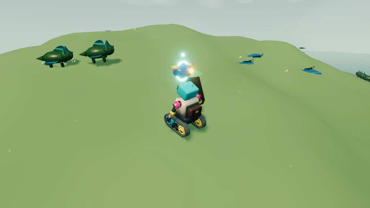 The Old Cedar field marker in IslandLab V4.1.