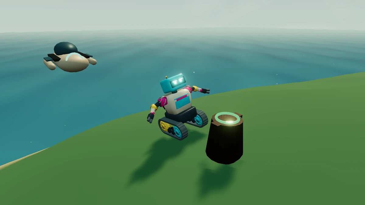 The Rain Dock field marker in IslandLab V4.1.