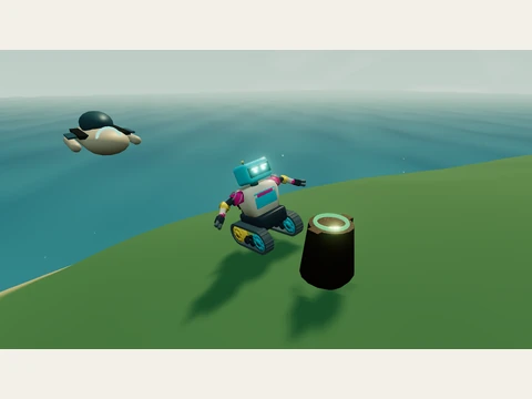 The Rain Dock field marker in IslandLab V4.1.