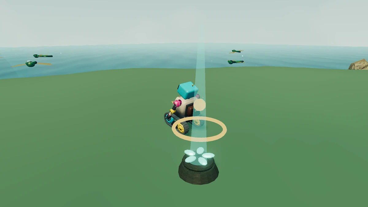 The Seagrass Window field marker in IslandLab V4.1.