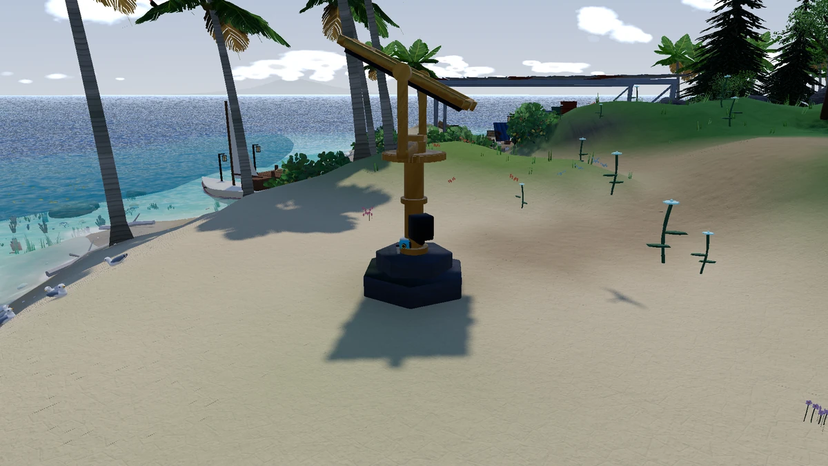 Shore Mirror in the Lumen Reach game scene.