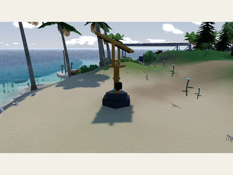 Shore Mirror in the Lumen Reach game scene.