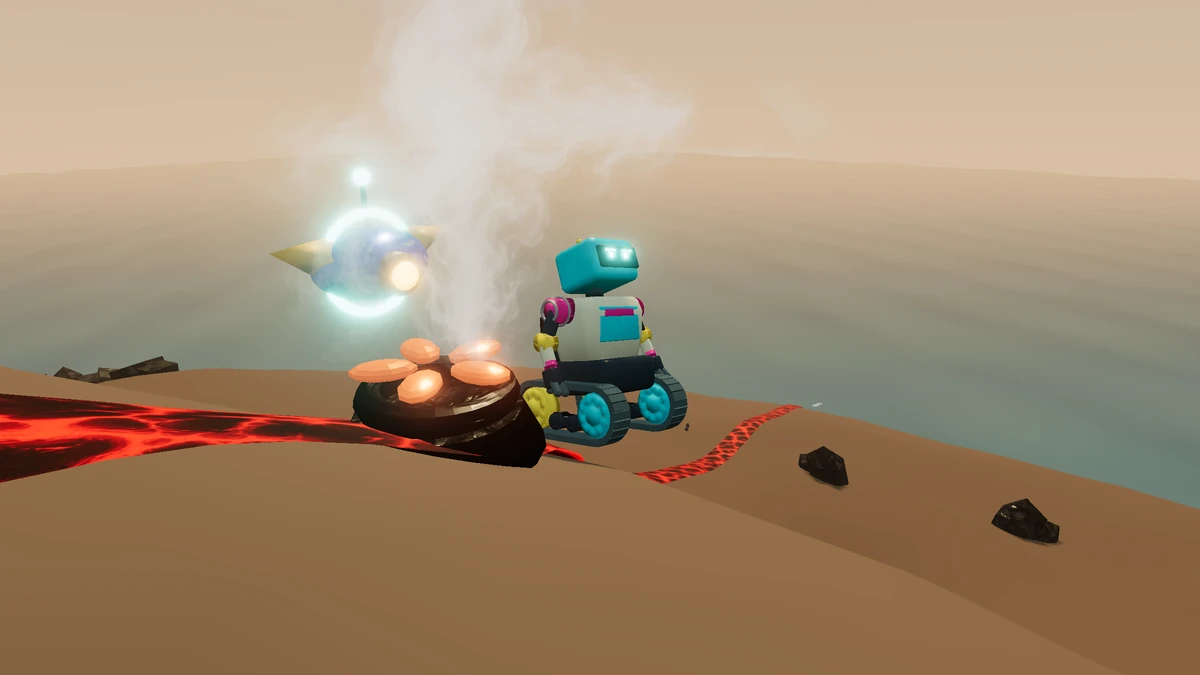 The Steam Fork field marker in IslandLab V4.1.
