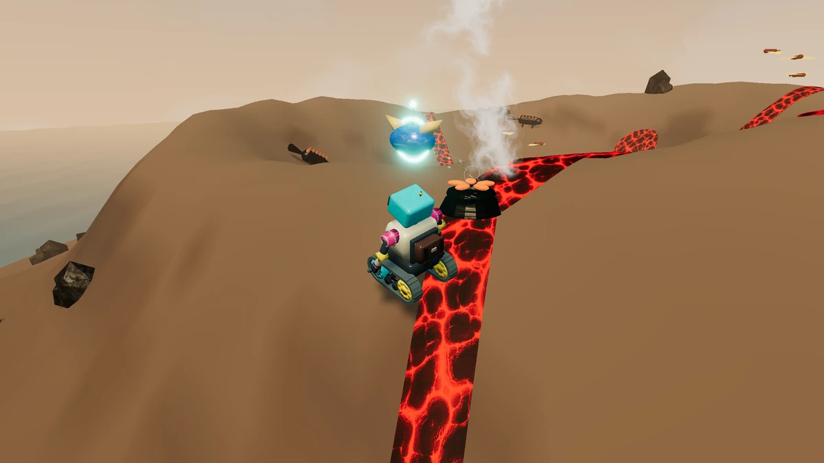 The Steam Fork field marker in IslandLab V4.1.