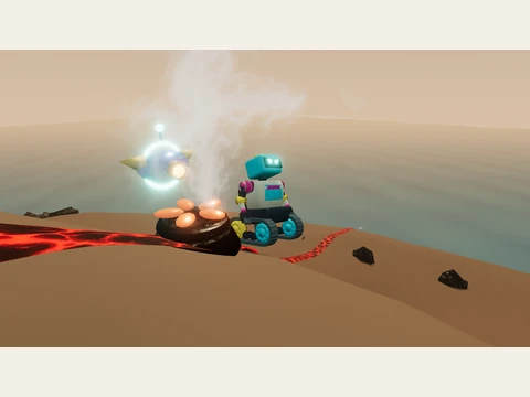 The Steam Fork field marker in IslandLab V4.1.