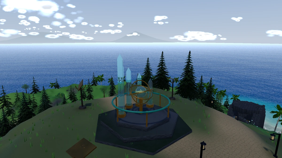 Sun Organ in the Lumen Reach game scene.