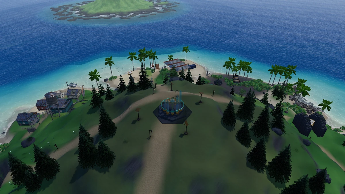 Sun Organ in the Lumen Reach game scene.
