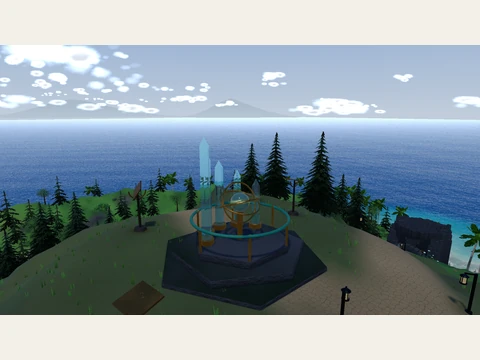 Sun Organ in the Lumen Reach game scene.