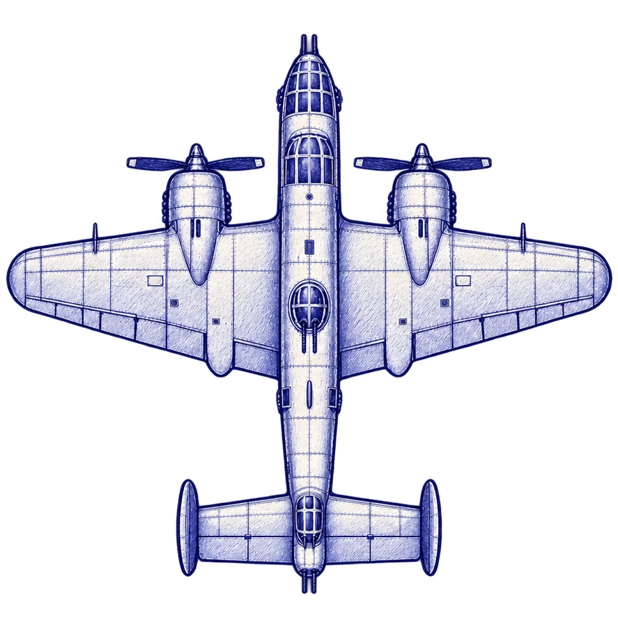 B-25 Mitchell, from the Margin Aces aircraft sprite.