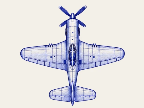 F4U Corsair, from the Margin Aces aircraft sprite.