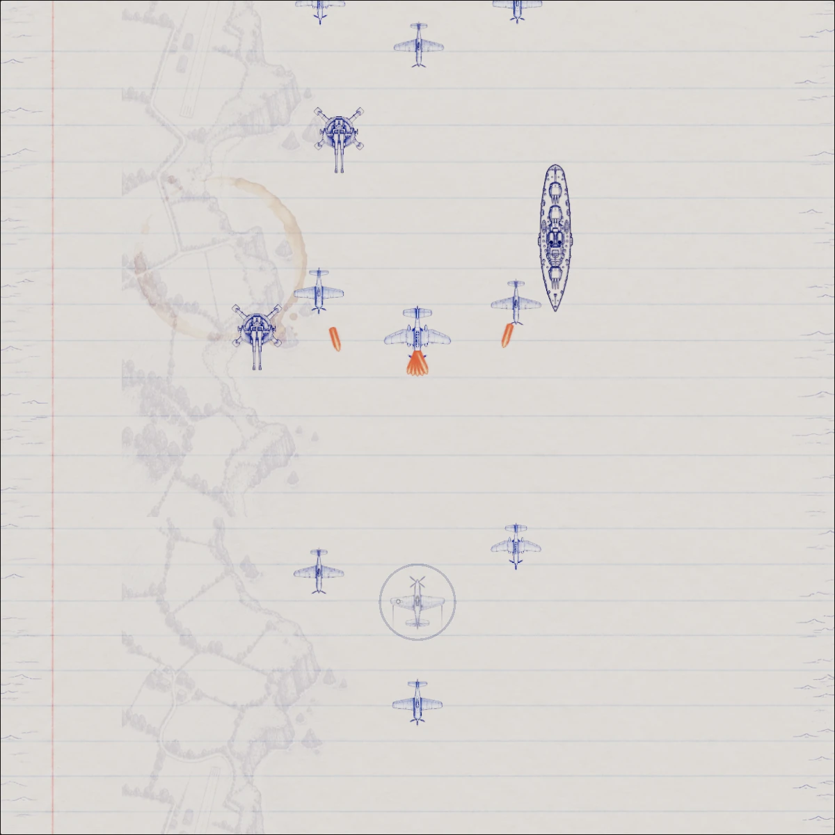 Battle of Britain: the assigned Margin Aces campaign stage at 12 seconds.