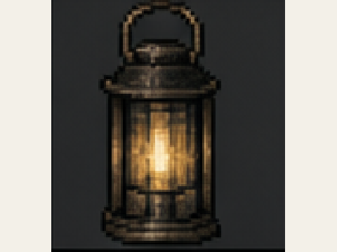The small lantern detail from Paul Revere’s production sheet.