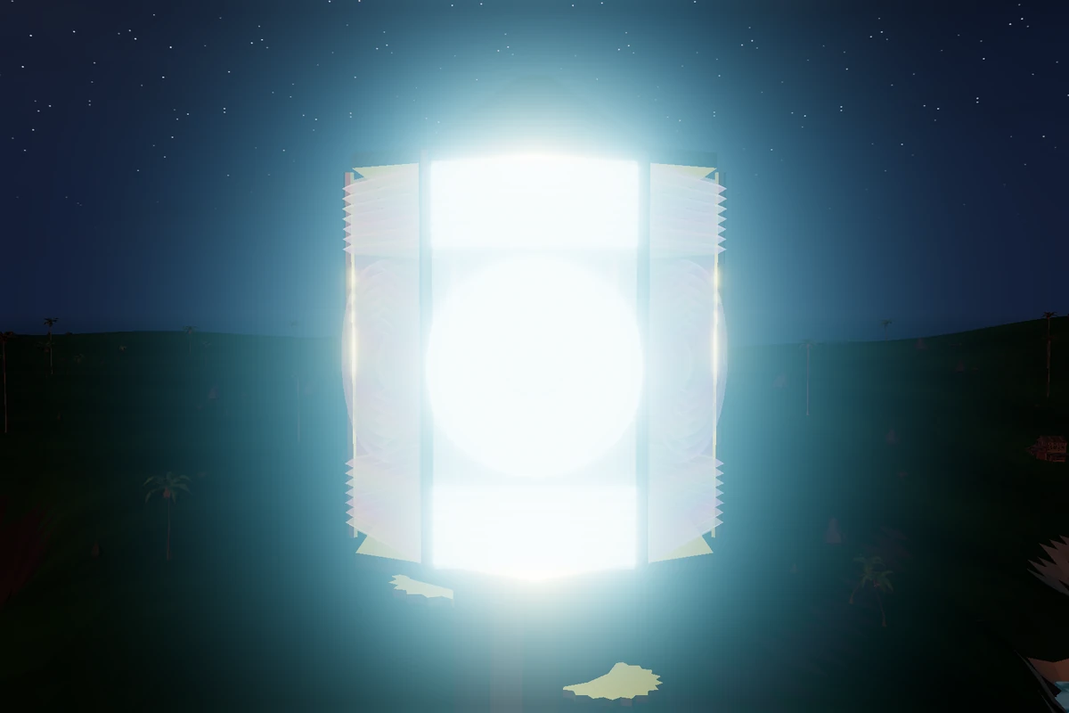 Rime selected on the native lens. The outer tower is hidden to show the glass.