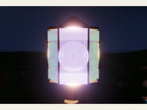 Volt selected on the native lens. The outer tower is hidden to show the glass.