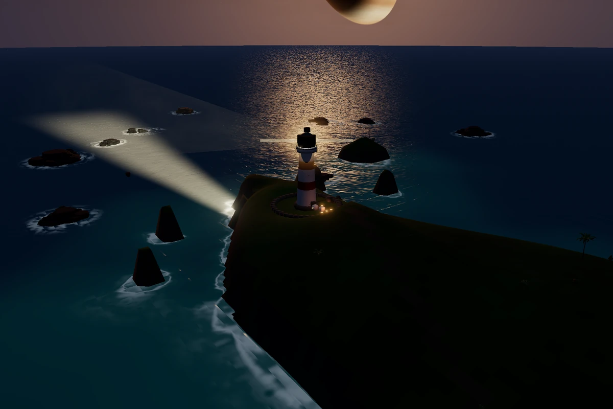 Kelda Head in Prism Light’s native coastal scene.