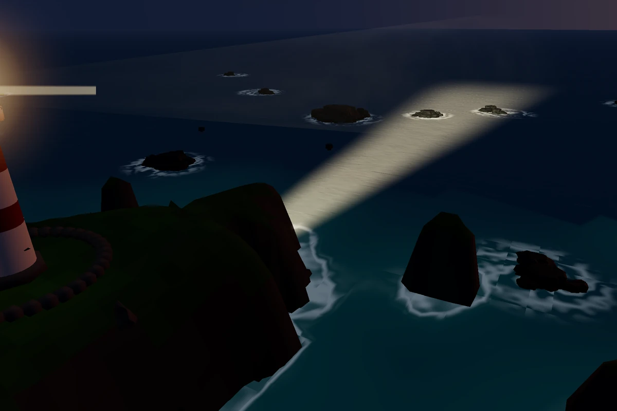 Kelda Ledges in Prism Light’s native coastal scene.