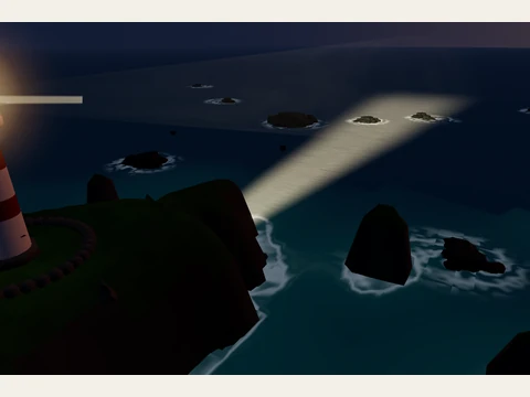 Kelda Ledges in Prism Light’s native coastal scene.
