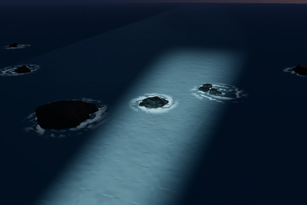 The Teeth in Prism Light’s native coastal scene.