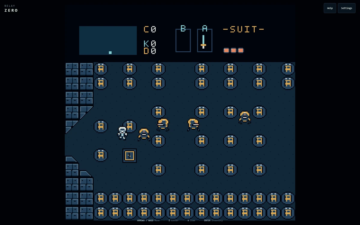 Abandoned colony: an actual Relay Zero scene.