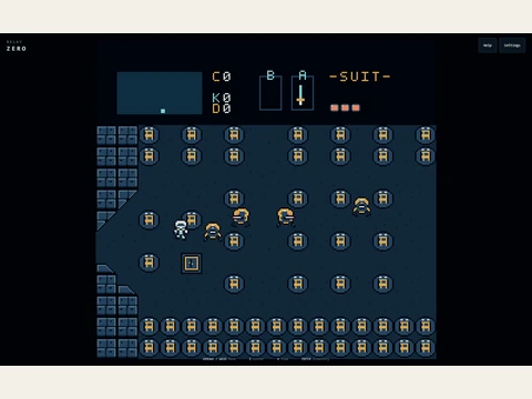 Abandoned colony: an actual Relay Zero scene.