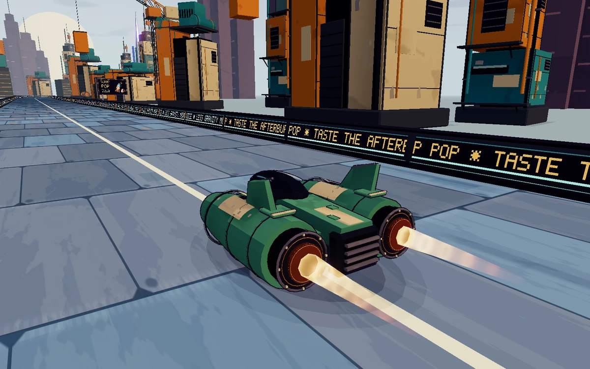 Wild Goose, rendered from its original Sci-fi Racer model.