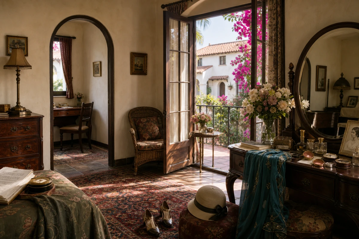 Vivienne’s Hollywood bungalow apartment.