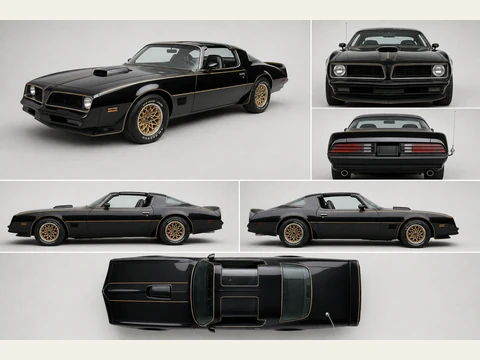 Cal Vale’s black coupe in the exterior production sheet.
